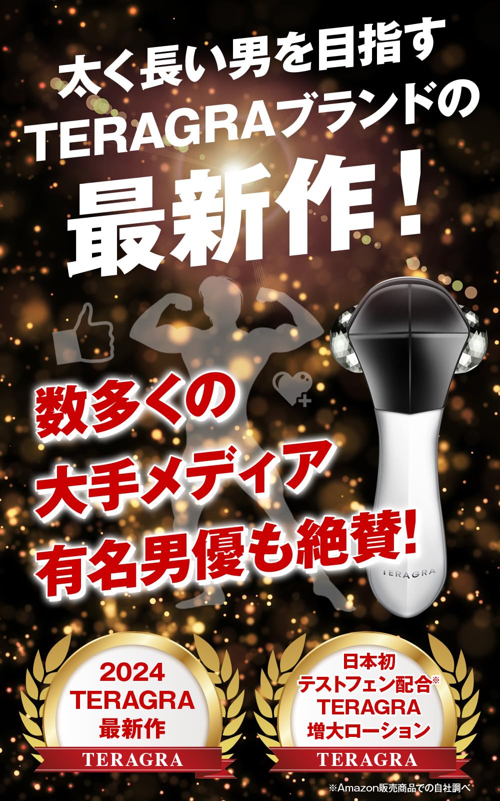 Amazon | TERAGRA 増大ローション メンズボディマッサージリキッド